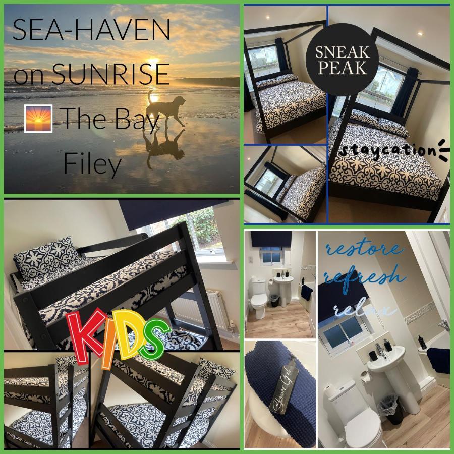 Sea-Haven On Sunrise Ground Floor Holiday Home The Bay ファイリー エクステリア 写真